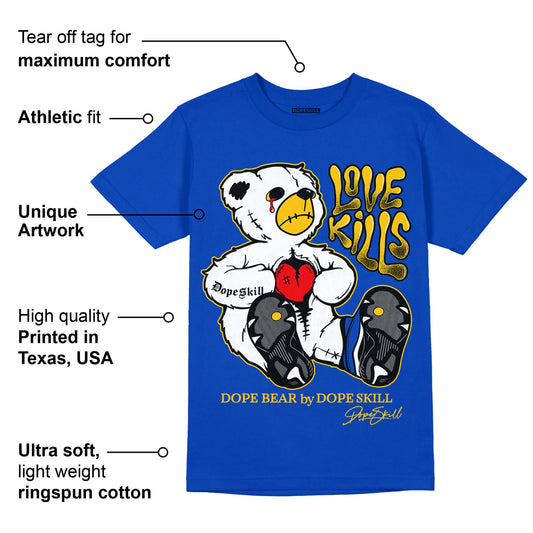 Laney 14s DopeSkill Varsity Royal T-shirt Love Kills Graphic