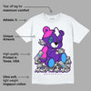 Dunk Purple Championship Court White DopeSkill T-Shirt MOMM Bear Graphic