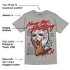 Grey Collection DopeSkill Grey T-shirt Never Stop Hustling Graphic