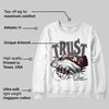 A Ma Maniere x "Violet Ore" 5s DopeSkill Sweatshirt Trust No One Graphic