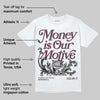 A Ma Maniere x Air 5s DopeSkill T-Shirt Money Is Our Motive Typo Graphic