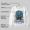 Royal Blue Collection DopeSkill Sweatshirt New Trapped Graphic