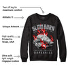 Black Cement 2s DopeSkill Sweatshirt Slow Burn Graphic