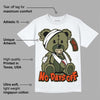 Olive Collection DopeSkill T-Shirt Hurt Bear Graphic