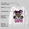 Pink 'Two Sides' DopeSkill Graphic Sweatshirt