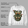 Olive Collection DopeSkill Sweatshirt New Double Bear Graphic