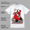 Red Cement 4S DopeSkill T-Shirt MOMM Bear Graphic