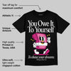 Rick RO Pink Leather Sneakers DopeSkill T-Shirt Owe It To Yourself Graphic