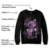 Mauve Off-Noir 2s DopeSkill Sweatshirt Smile Through The Pain Graphic