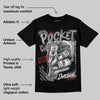 Black Cat 4s DopeSkill T-Shirt Pocket Change Graphic