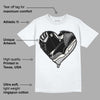 Off Noir 3s DopeSkill T-Shirt Heart AJ 3 Graphic