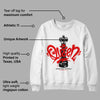 Red Cement 4S DopeSkill Sweatshirt Queen Chess Graphic