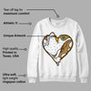 Wheat 13s DopeSkill Sweatshirt Heart Jordan 13 Graphic