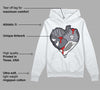 Stealth 14s DopeSkill Hoodie Sweatshirt Heart Jordan 14 Graphic