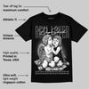 TD Black Patent 11s DopeSkill T-Shirt Real Lover Graphic