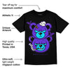 Aqua 6s DopeSkill T-Shirt New Double Bear Graphic