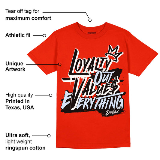 Toro Bravo 6s DopeSkill Varsity Red T-shirt LOVE Graphic