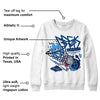 AJ Spizike White Obsidian DopeSkill Sweatshirt Break Through Graphic