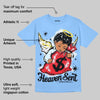 Knu Stack Vintage Satin Dream Blue DopeSkill Blue T-shirt Heaven Sent Graphic