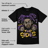PURPLE 'Two Sides' DopeSkill Graphic T-Shirt