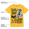 Taxi Yellow Black 8s DopeSkill Taxi T-shirt Real Ones Move In Silence Graphic