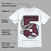 Burgundy 5s DopeSkill T-Shirt No.5 Graphic