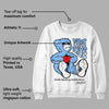 Powder Blue 9s DopeSkill Sweatshirt Love Kills Graphic