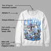 Powder Blue 9s DopeSkill Sweatshirt Chillin Graphic