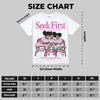 Triple Pink Dunk DopeSkill Oversize Print T-Shirt New Seek First Graphic
