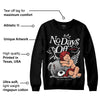 "Black/White" 1s DopeSkill Sweatshirt New No Days Off Graphic