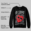 Fear 4s DopeSkill Sweatshirt Crying Heart Graphic