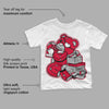 OG Varsity Red/Newstalgia 1s High Retro DopeSkill Toddler Kids T-shirt Bear Steals Sneaker Graphic