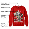 Red Collection DopeSkill Red Sweatshirt True Love Will Kill You Graphic