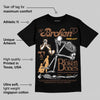 Metallic Gold 1s DopeSkill T-Shirt Broken Bones Graphic