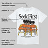 Orange Black White DopeSkill T-Shirt New Seek First Graphic