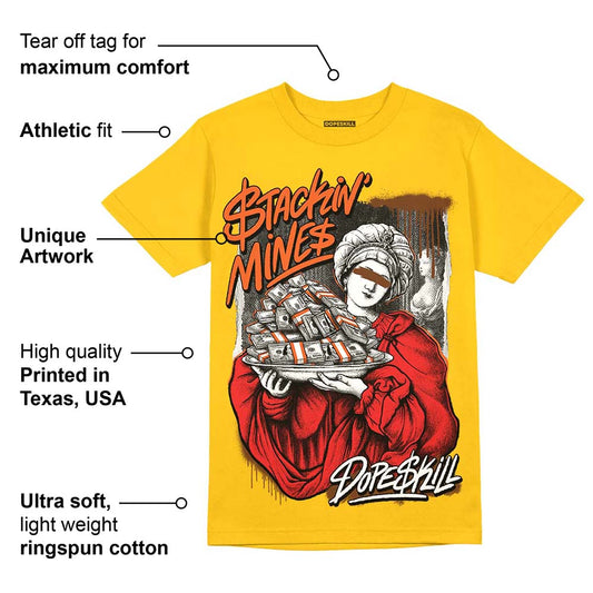Yellow Collection DopeSkill Gold T-shirt Stackin Mines Graphic
