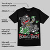 Shadow 10s DopeSkill T-Shirt Born To Be Rich Graphic