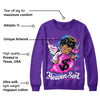 PURPLE Collection DopeSkill Purple Sweatshirt Heaven Sent Graphic