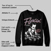 Harris Tweed x Denim Turquoise Dunk DopeSkill Sweatshirt Flexin' Graphic