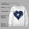 Georgetown 5s DopeSkill Sweatshirt Heart AJ 5 Graphic