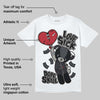 Black Cat 3s DopeSkill T-Shirt Love Sick Graphic