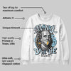 Knu Stack Vintage Satin Dream Blue DopeSkill Sweatshirt Money Don't Lie Graphic