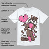 Dunk Smokey Mauve Playful Pink White Brown DopeSkill T-Shirt Love Sick Graphic