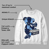 Midnight Navy 5s DopeSkill Sweatshirt Sneakerhead BEAR Graphic