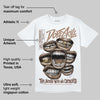 Harris Tweed x Sesame/Violet Mist Dunk DopeSkill T-Shirt The Mouth With No Droughts Graphic