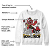 Red Taxi 12s DopeSkill Sweatshirt Born To Be Rich Graphic