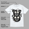 Off Noir 3s DopeSkill T-Shirt New Double Bear Graphic