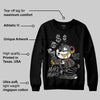 Black Cat 4s DopeSkill Sweatshirt Make Money Graphic