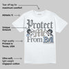 NB 2000 “Silver/Blue” DopeSkill T-Shirt Protect Me From Evil Graphic