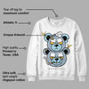 Blue Grey 13s DopeSkill Sweatshirt New Double Bear Graphic